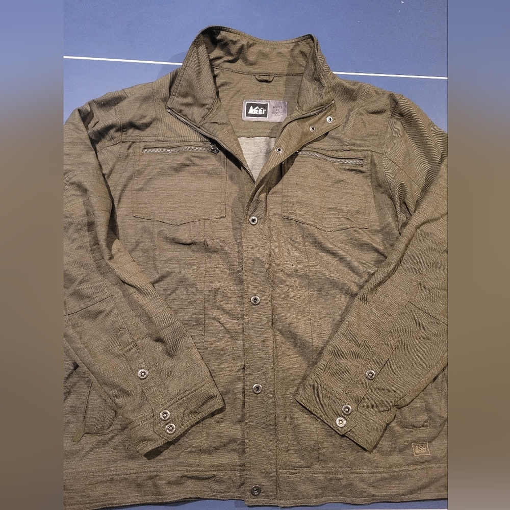 REI Men's Military Green Field Jacket